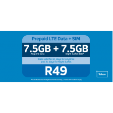 SIM Only + 15GB Telkom Data Bundle